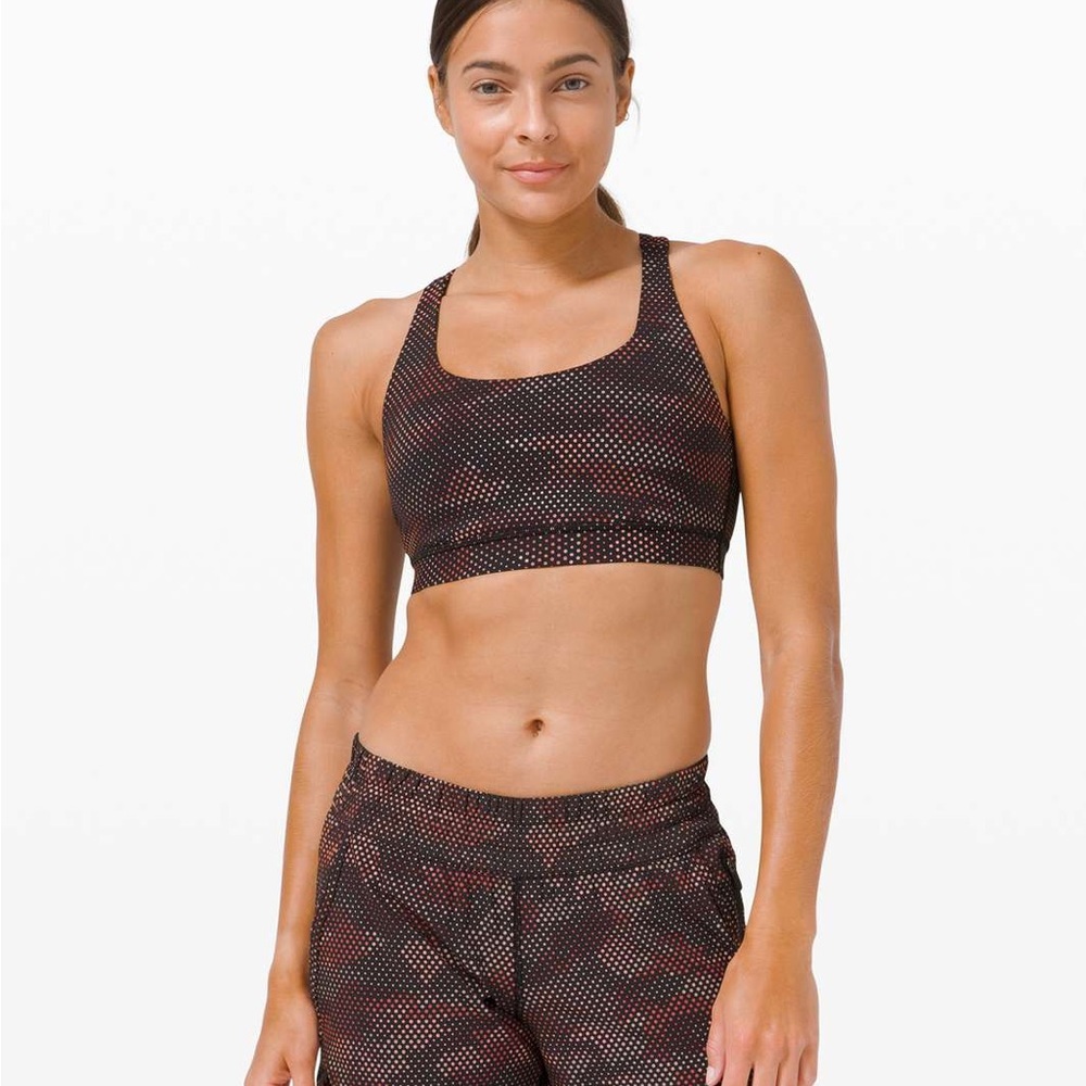 Seawheeze energy bra *reflective camo Lululemon NWT